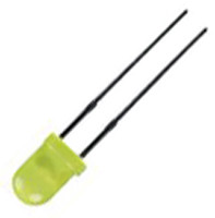 LED, THT, Żółty, 2-Pin, 2,5 V, 80°, Kingbright