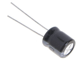 Kondensator elektrolityczny 100uF/25V Jamicon (6x12)