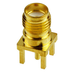 SMA Straight Female PCB Connector