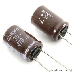 KMG350ELL471M 470uF 35V Electrolytic RADIAL NIPPONCHEM