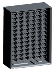 Złącze typu Backplane STRADA Whisper Series 3.9mm Pitch 72-pinowe 12-rzędowe Żeński, Mocowanie na wcisk Terminal TE