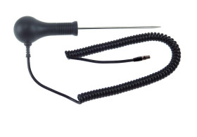 Czujnik temperatury PT100 Wsuwana Iglica DIN długość 115mm średnica 3.3mm dł. kabla 2m RS PRO