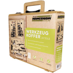 Br&#xFC;der Mannesmann M29001 Bit Set 24pcs Bamboo Case Eco-Friendly