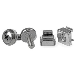 StarTech.com CABSCREWM5 50 Pkg M5 Mounting Screws &amp; Cage Nuts For Server Rack