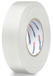 Fabric tape, 50 x 0.31 mm, cotton, white, 50 m, 712-00905