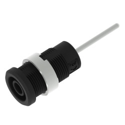 Gniazdo bananowe Żeński Pin Czarny 36A Electro PJP rozmiar 4 mm