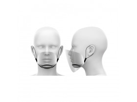 Mini przyłbica / półprzyłbica na nos i usta