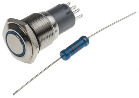 Nasadka przełącznika Zatrzaskowy SPDT średnica wycięcia 16mm, montaż panelowy RS PRO