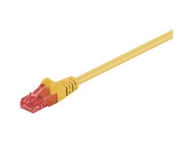 Kabel Patchcord CAT 6 U/UTP RJ45/RJ45 10m żółty