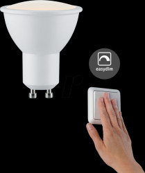 28798 GU10 LED spotlight, 5.5 W, 460 lm, 2700 K, dimmable