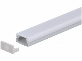 Zaślepka PCV Max szara z otworem