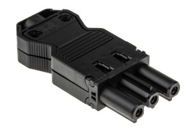 Złączka oświetleniowa Wieland 3 GST18i3 Żeński Złącze Mini Gniazdo