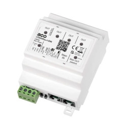 ACO CDNVRau-I-DIN Inteligentny rozdzielacz aktywny video do systemu P, montowany na szynie DIN