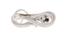 Przewód Przyłączeniowy H05vv-F 3X1 2M Biały S14312