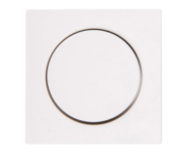 Płytka centralna z pokrętłem ściemniacza, biały polarny Merten, System M MTN5250-0319