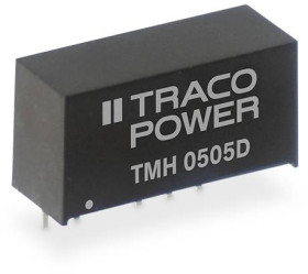 Przetwornica DC/DC TMH, 2 W, SIL-7 TracoPower TMH 0505D In 5V/DC Out 5V/DC 200mA