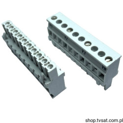 MVSTBR2.5-10-ST-5.08GY 1764099 Terminal Block 10 Pin 4 Screws Gray PLUG PHOENIX