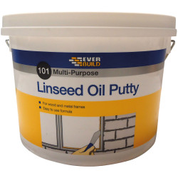Everbuild MPN5 Multi Purpose Linseed Oil Putty 101 Natural 5kg