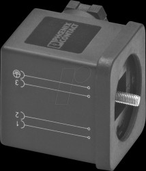 1452136 Valve connector, four-pin, head thread type AD, 230 V