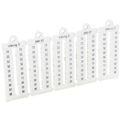 Płytka oznaczników kablowych szerokość 5 21-30 pozioma 039507 /1000szt.