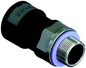 Złącze śrubowe Fränkische Rohrwerke 4891733700 55.3 mm czarny 10 szt.