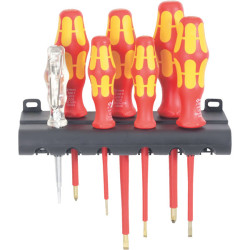 Wera 05006147001 160I/7 VDE Kraftform Plus LaserTip Screwdriver Set