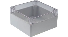 Plastic Enclosure 160x160x90mm Light Gre