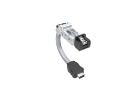 Kabel Ethernet Cat6a długość 1m Z zakończeniem Amphenol Communications Solutions Tworzywo termoplastyczne