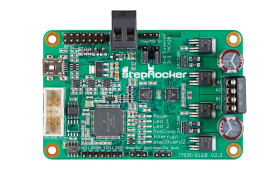 Stepper motor controller/driver module 10 to 00V, 2.8A, 256 µSteps, with USB, S/D and RS485 Interface, StallGuard, CoolStep