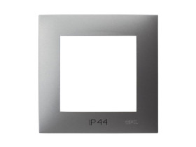 SZAFIR Ramka 1 pojedyncza do łączników IP-44 szary mat RH-1Z/70 OSPEL