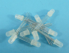 LED 5mm WA RGB 4-PIN MATOWA 99mcd 80ř