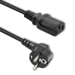 Qoltec Kabel zasilający IEC C13/SCHUKO 3x0.75mm² 1.5m