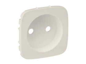 VALENA ALLURE Plakietka kremowa gniazda pojedyncze 754976 LEGRAND