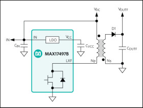 AC-DC and DC-DC Peak-Current-Mode Converters with Integrated Step-Down Regulator