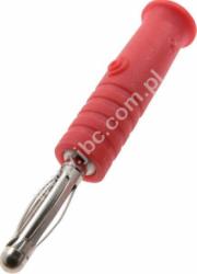 211-RT Wtyczka izolowana 2mm, lamelkowa, przył. lutowane, 10A, czerwona, ELECTRO-PJP, 211RT