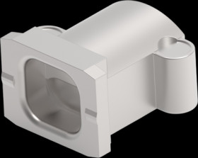 Cable clamp, straight for D-Sub housing, 1-2308272-6