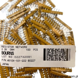 4610X-101-222 Resist Network 9 x 2.2K SIP10 BOURNS