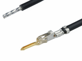 Przewód wstępnie zagniatany, seria: 36769, 20AWG, dł.: 300mm