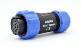 SP2110/S12 gniazdo na przewód 12 pin 400V / 5A