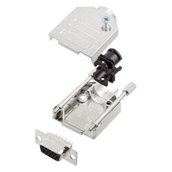 Encitech 6355-0012-11 D-Sub Receptacle set 15 Pins Solder Bucket 180°