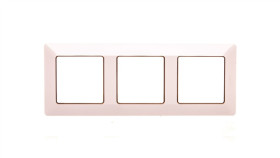 Valena Life Ramka Potrójna Kremowa/Złota 754063