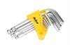 Zestaw kluczy ampulowych 9 szt: 1,5/ 2/ 2,5/ 3/ 4/ 5/ 6/ 8/ 10 mm