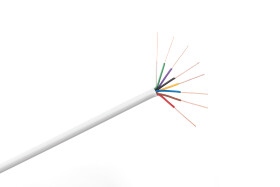 8C White Phone/Alarm Cable
