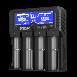 Ładowarka do akumulatorów cylindrycznych li-ion 18650 Xtar VP4L+ Dragon