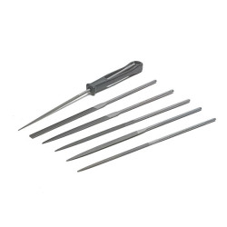 Bahco 2-470-16-2-0 Needle File Set of 6 Cut 2 Smooth 160mm (6.2in)
