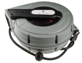 Bęben kablowy 9m 0 gniazda Szpula kablowa 230 V AC