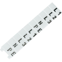 Wieland 04.855.0853.0 Marking Strip 5mm Marked 9705 A/5/10 B L1L2L3NPE&#x2026;
