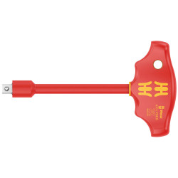 Wera 05005120001 410 i VDE B VDE-Insulated T-Handle Adapter Screwdriver