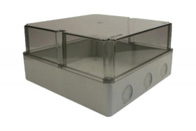 Puszka BS 340x340x160 pokrywa przeźroczysta IP66