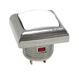 Przycisk miniaturowy Chwilowy SPST średnica wycięcia 13.6mm, montaż panelowy RS PRO